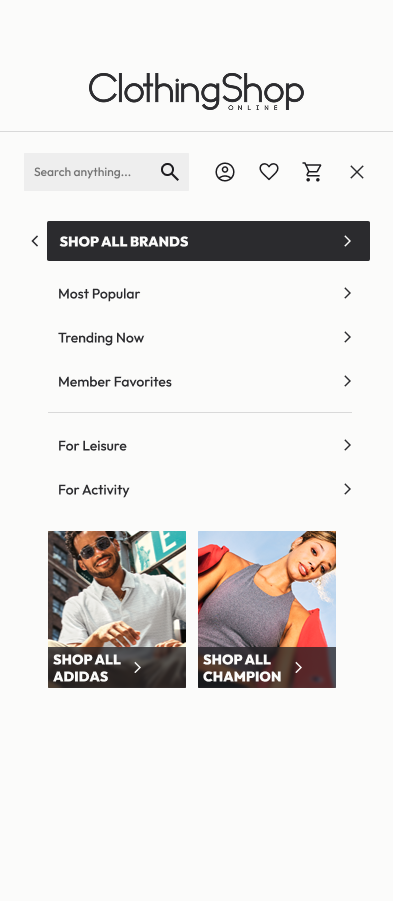 mobile navigation