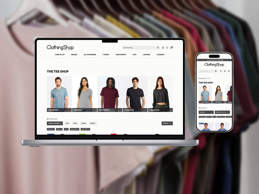Clothing Shop Online hero